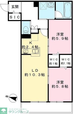 Friede(フリード)の物件間取画像